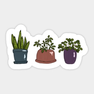 Plant Trio 1 Sticker